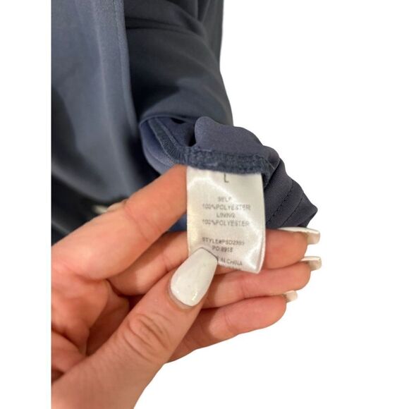 Polagram Gray MIDI Dress Size Large Women’s - Picture 4 of 6